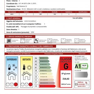 Attestati di Prestazione Energetica